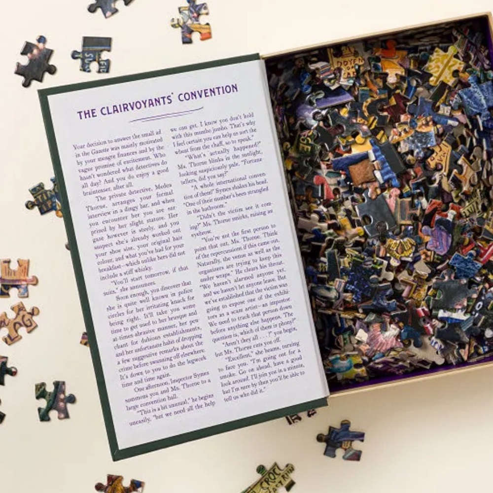 *NEW IN BOX* MURDER MOST PUZZLING the Clairvoyant’s Convention Mystery 500 Piece
